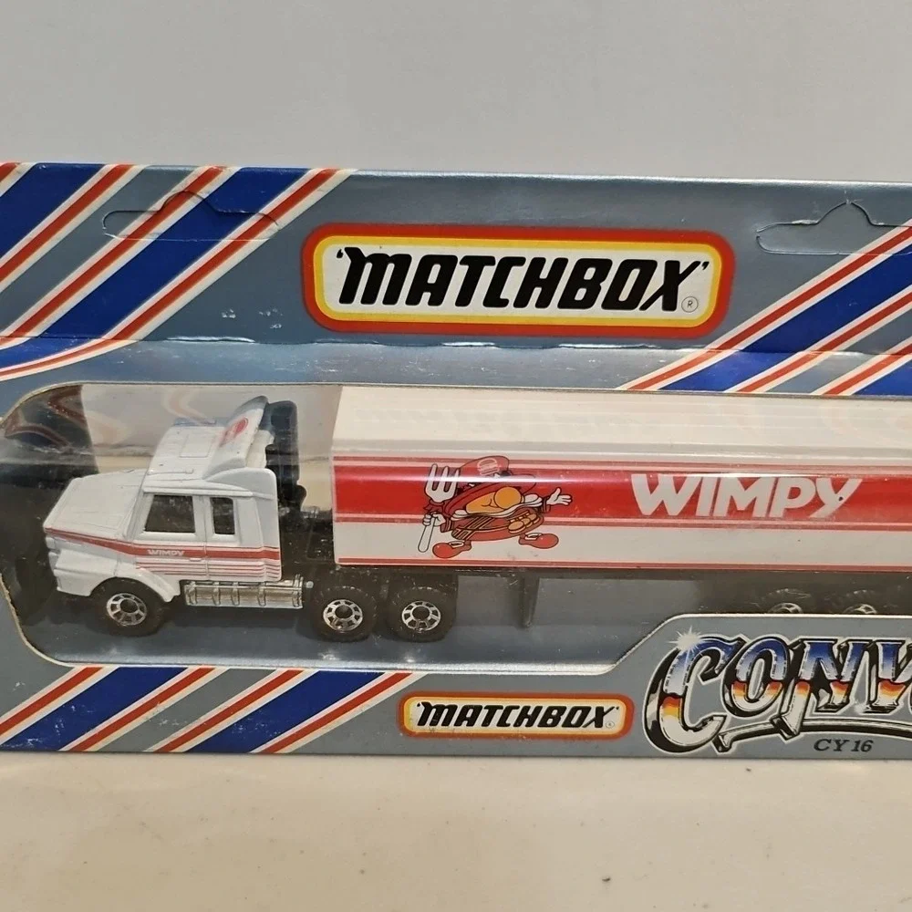 1983 Matchbox Convoy - WIMPY BURGERS SCANIA BOX TRUCK  - # CY16